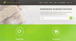 Desktop Screenshot of biobasedbouwen.nl
